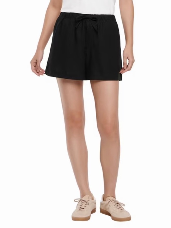 GAP Pants - GAP Linen Blend Pull On Shorts with Pockets XL Black NWT